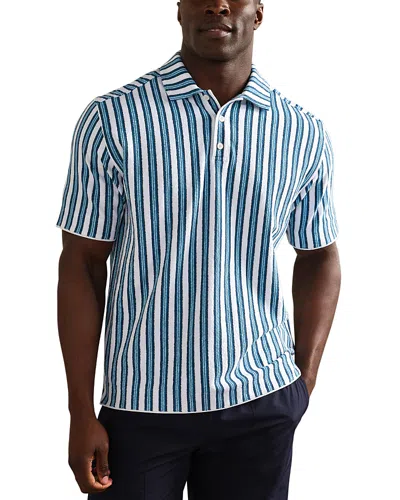 Rhone Seaside Terry Polo In Blue