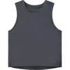 Rhone Serene Crop Performance Tank In Asphalt