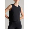 Rhone Serene Crop Performance Tank In Black
