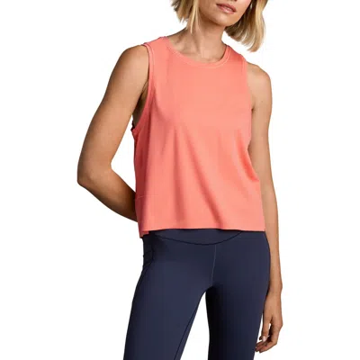 Rhone Serene Crop Performance Tank In Pink