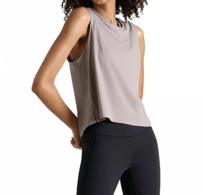 Rhone Serene Tank Top In Taupe Mist In Gray