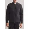 Rhone Skyline Quilted Jacket In Black