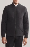 Rhone Skyline Quilted Jacket In Black