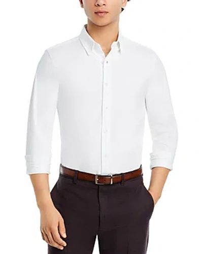 Rhone Slim Fit Long Sleeve Commuter Shirt In Business White