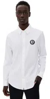 Rhone Slim Fit Nets Commuter Shirt Business White In Business White