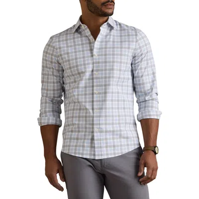Rhone State Of Mind Check Slim Fit Button-up Shirt In Multi