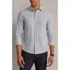 Rhone State Of Mind Grid Check Slim Fit Button-up Shirt In Blue