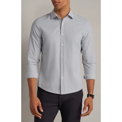 Rhone State Of Mind Grid Check Slim Fit Button-up Shirt In Blue