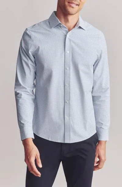 Rhone State Of Mind Slim Fit Button-up Shirt In Blue