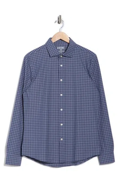 Rhone State Of Mind Slim Fit Button-up Shirt State Of Mind Slim Fit Button-up Shirt In Blue