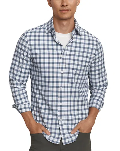 Rhone State Of Mind Stretch Fabric Check Shirt In Blue
