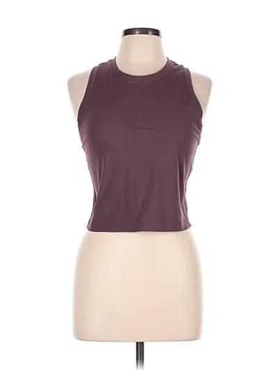 Pre-owned Rhone Tank Top Burgundy Halter Neckline Tops