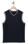 Rhone The Turn Golf V-neck Sweater Vest In Black