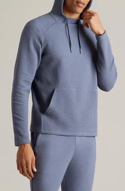 Rhone Tribeca Stretch Hoodie In Blue