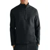Rhone Tribeca Tech Half Zip Pullover In Black