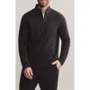 Rhone Tribeca Tech Half Zip Pullover In Black
