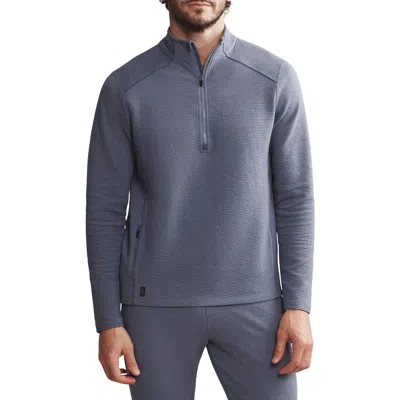 Rhone Tribeca Tech Half Zip Pullover In Gray