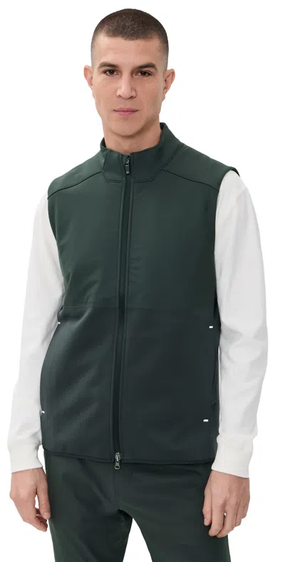 Rhone True North Vest Pine Grey In Green