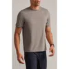 Rhone Waffle Tech Crew T-shirt In Gray