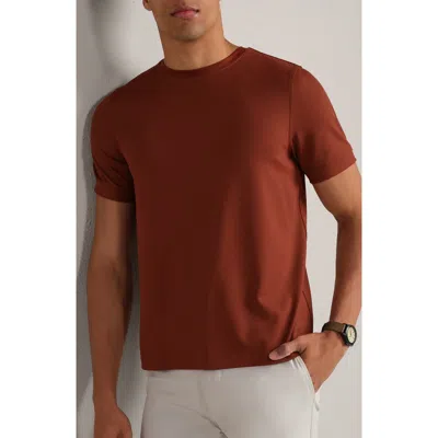 Rhone Waffle Tech Crew T-shirt In Red