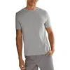 Rhone Waffle Tech Crew T-shirt In Gray