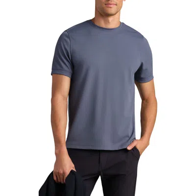 Rhone Waffle Tech Crew T-shirt In Blue