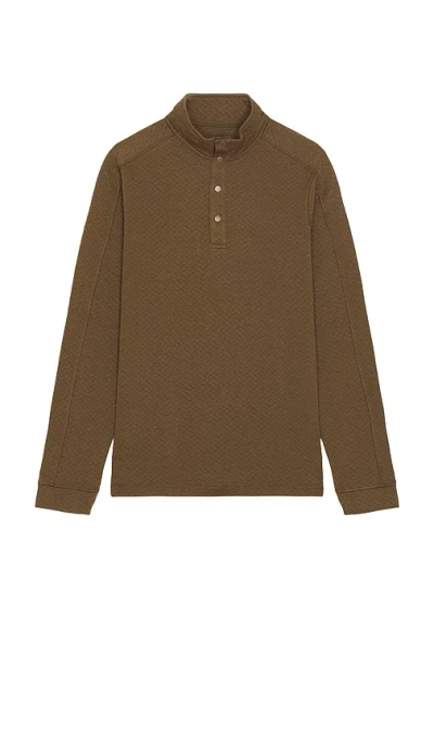 Rhone Weekend Pullover In Brown
