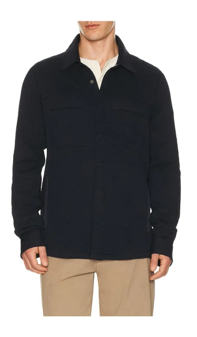 Rhone Weekend Shacket In Black