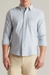 Rhone Wfh Knit Button-up Shirt In Blue