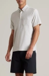 Rhone Wfh Knit Polo In White