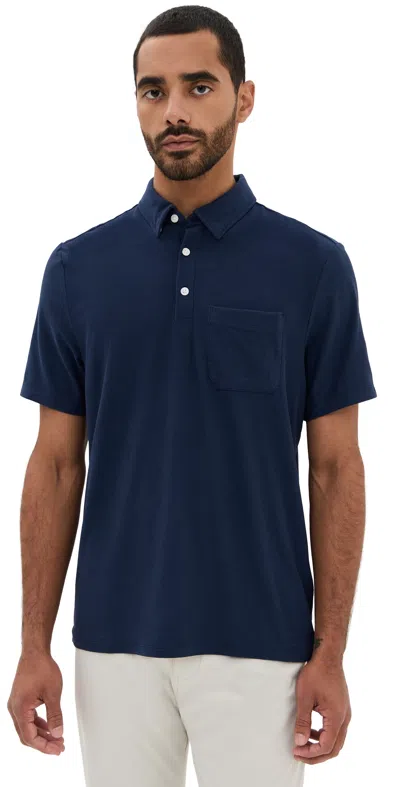 Rhone Wfh Polo Navy Heather