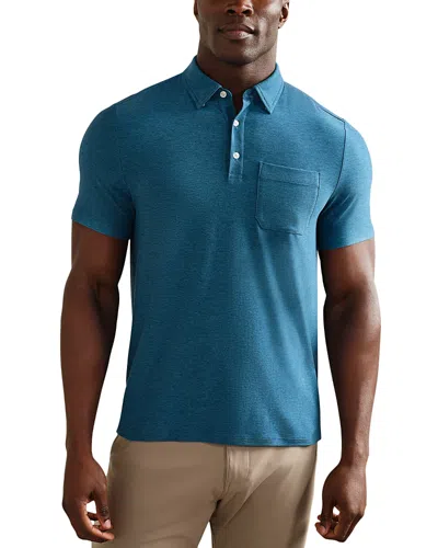 Rhone Wfh Polo Shirt In Blue