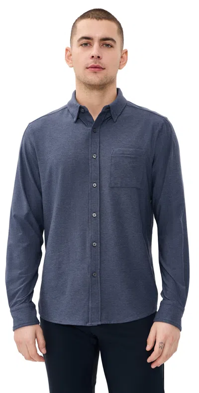 Rhone Wfh Shirt Shale Blue