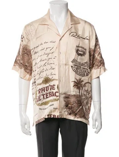 Pre-owned Rhude 2022 Silk Shirt In Neutral
