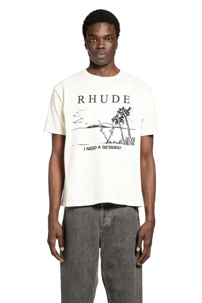 Rhude 3166 I Need A Get Away Tee In White