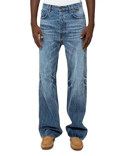 Rhude 90s Baggy 32 Jeans In Oasis Indigo In Blue