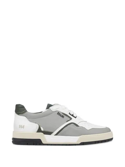 Rhude 964 Panelled High-tops Sneakers In Gray