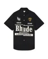 Rhude A Short Sleeved Shirt In Black