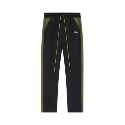 Pre-owned Rhude Aerial Track Pants 'black' | Green | Men's Size Xxl
