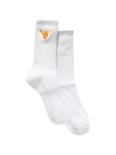Rhude Aero Crest Socks In Transparent