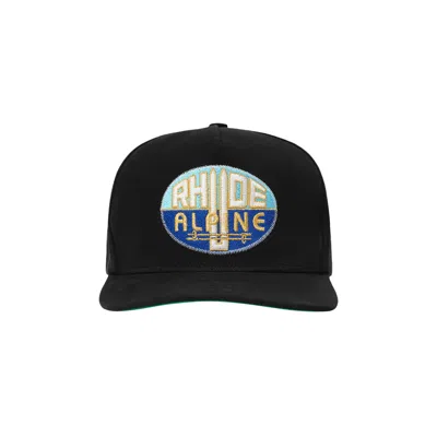 Pre-owned Rhude Alpine Structure Hat 'black'