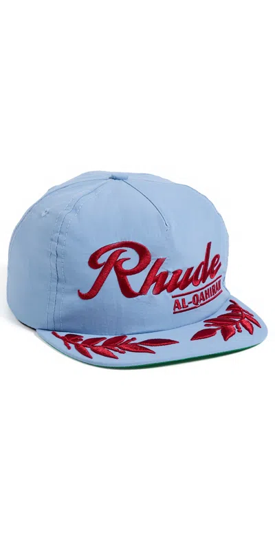 Rhude Al-qahirah Souvenir Hat Baby Blue/red