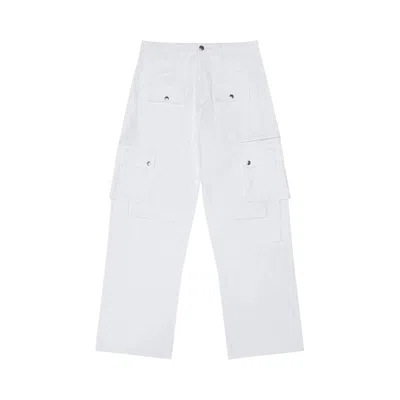 Pre-owned Rhude Amaro Linen Cargos 'ivory' | White | Men's Size S