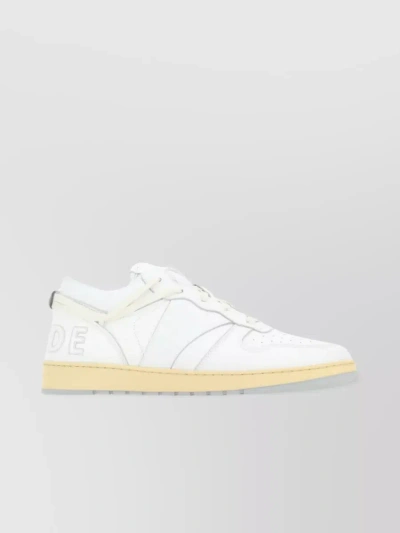 Rhude White Rhecess Low Sneakers