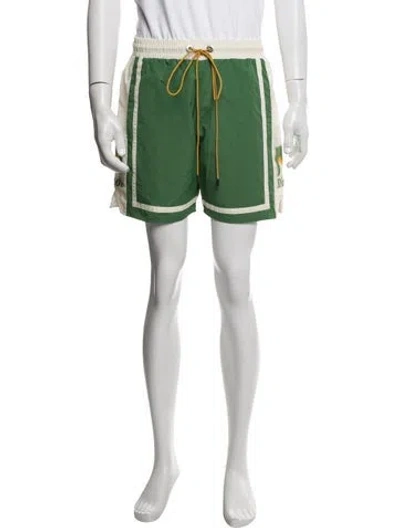 Pre-owned Rhude Athletic Shorts W/ Tags In Green