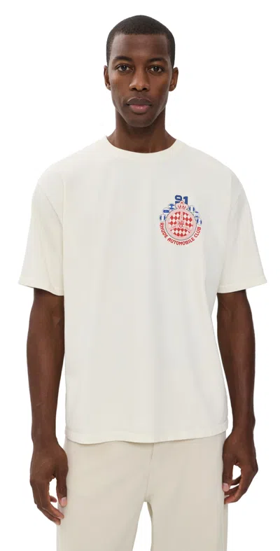 Rhude Graphic-print Cotton T-shirt In White