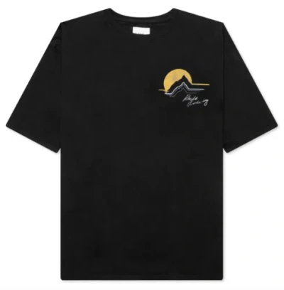 Pre-owned Rhude Awakening Short Sleeve Tee Shirt Black