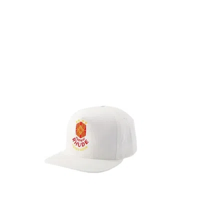 Rhude Azur Cap - Cotton - Beige In Multi