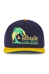 Rhude Azur Coast Hat In Blue