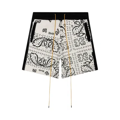 Pre-owned Rhude Banco Knit Short 'black' | Men's Size L